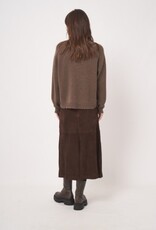 REPEAT CASHMERE Suede ALine SKIRT