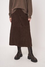 REPEAT CASHMERE Suede ALine SKIRT