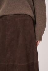 REPEAT CASHMERE Suede ALine SKIRT