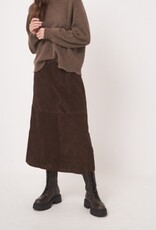 REPEAT CASHMERE Suede ALine SKIRT