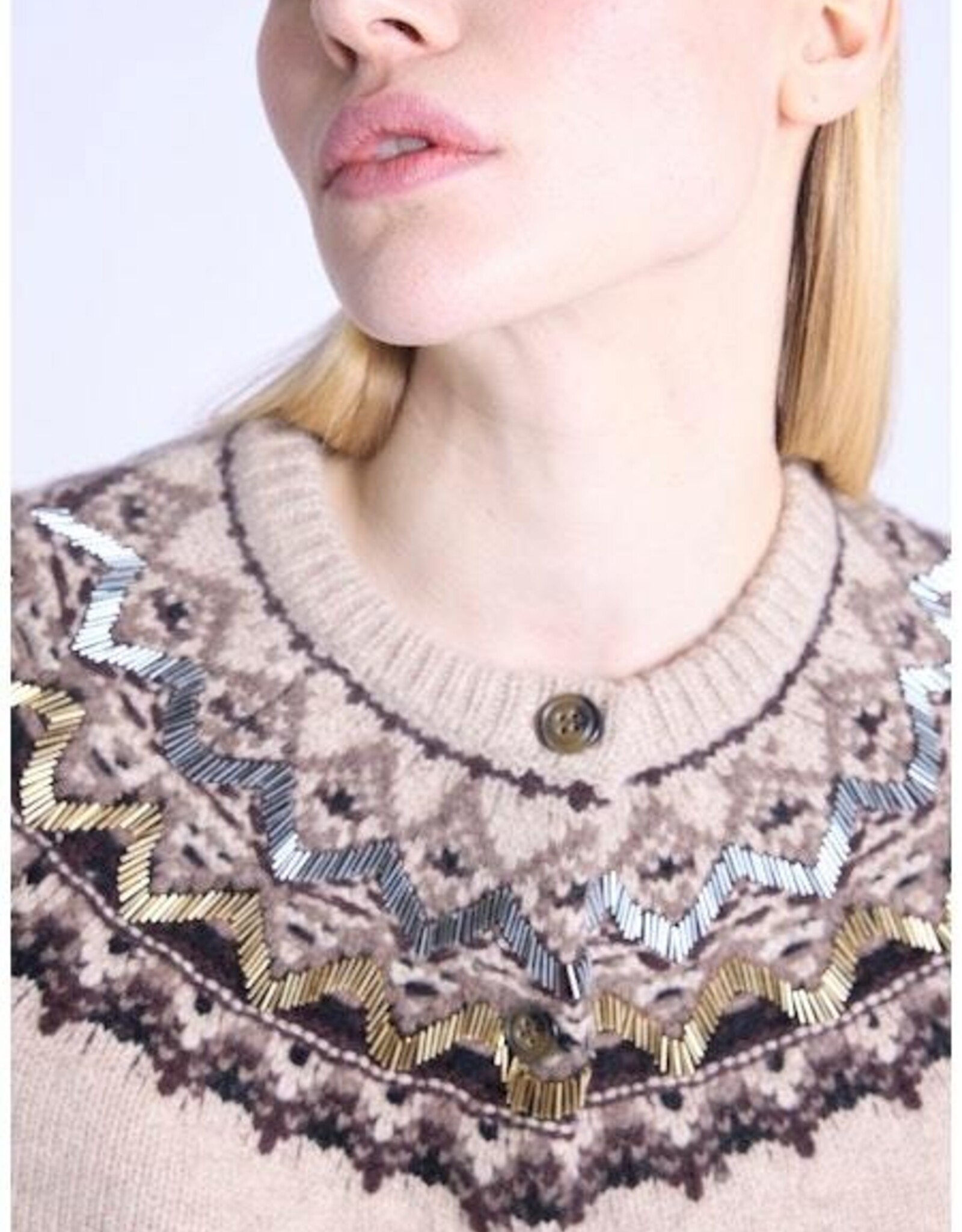 Berenice. Jacquared Cardigan