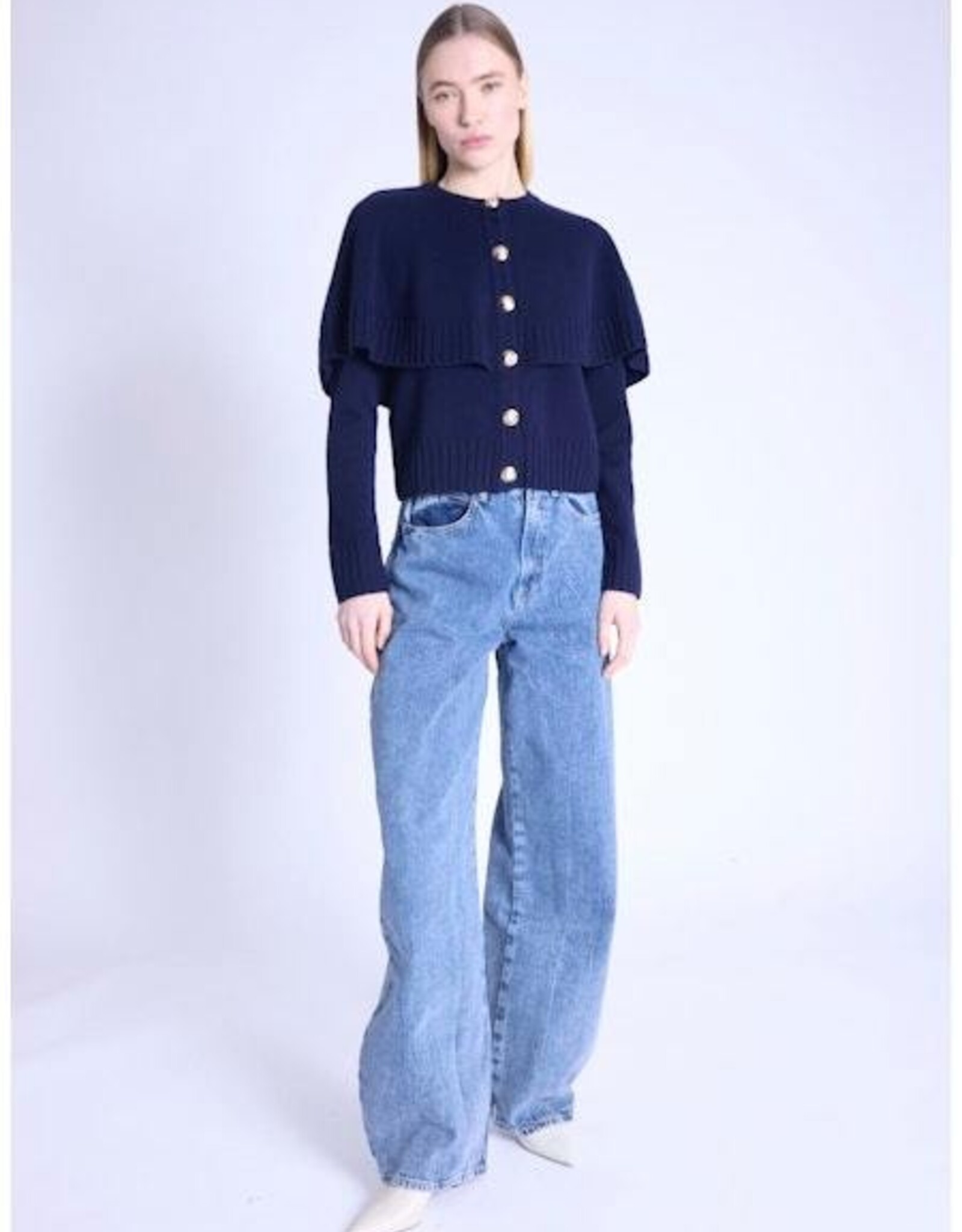 Berenice. Caped Cardigan