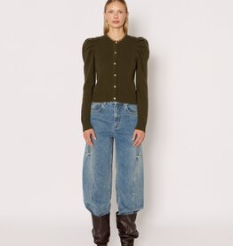 Berenice. Puffy Shoulder Cardigan