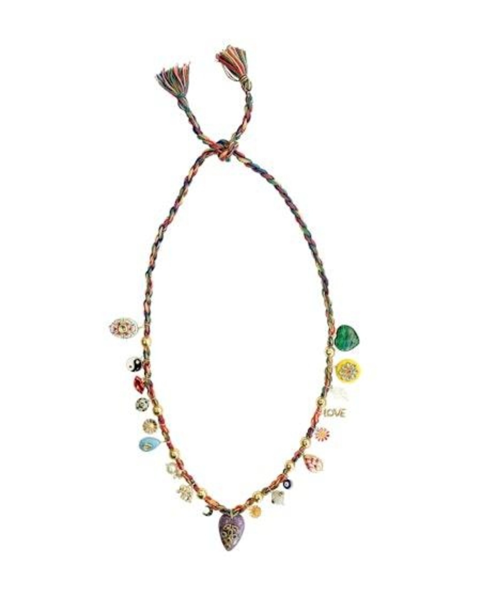 Monoki by Diane Goldstein Grigri Necklace Joy Heart