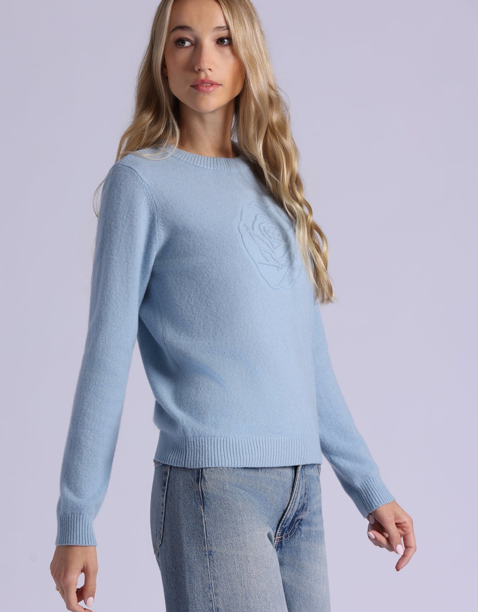 MINNIE ROSE 89104 Rose Logo Crew