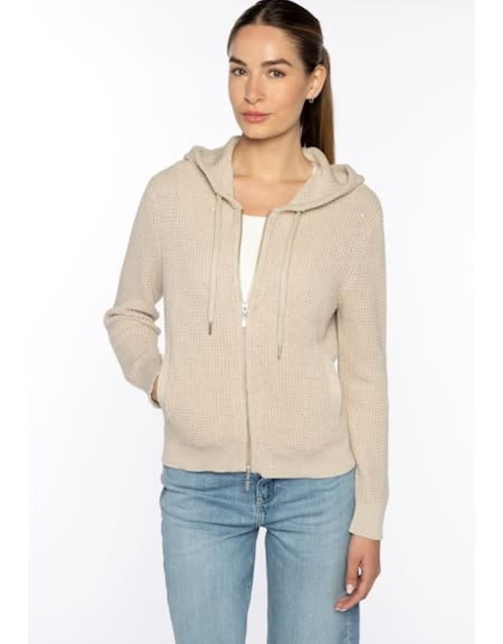 Kinross Sequin Zip Hoodie LRSG5-161