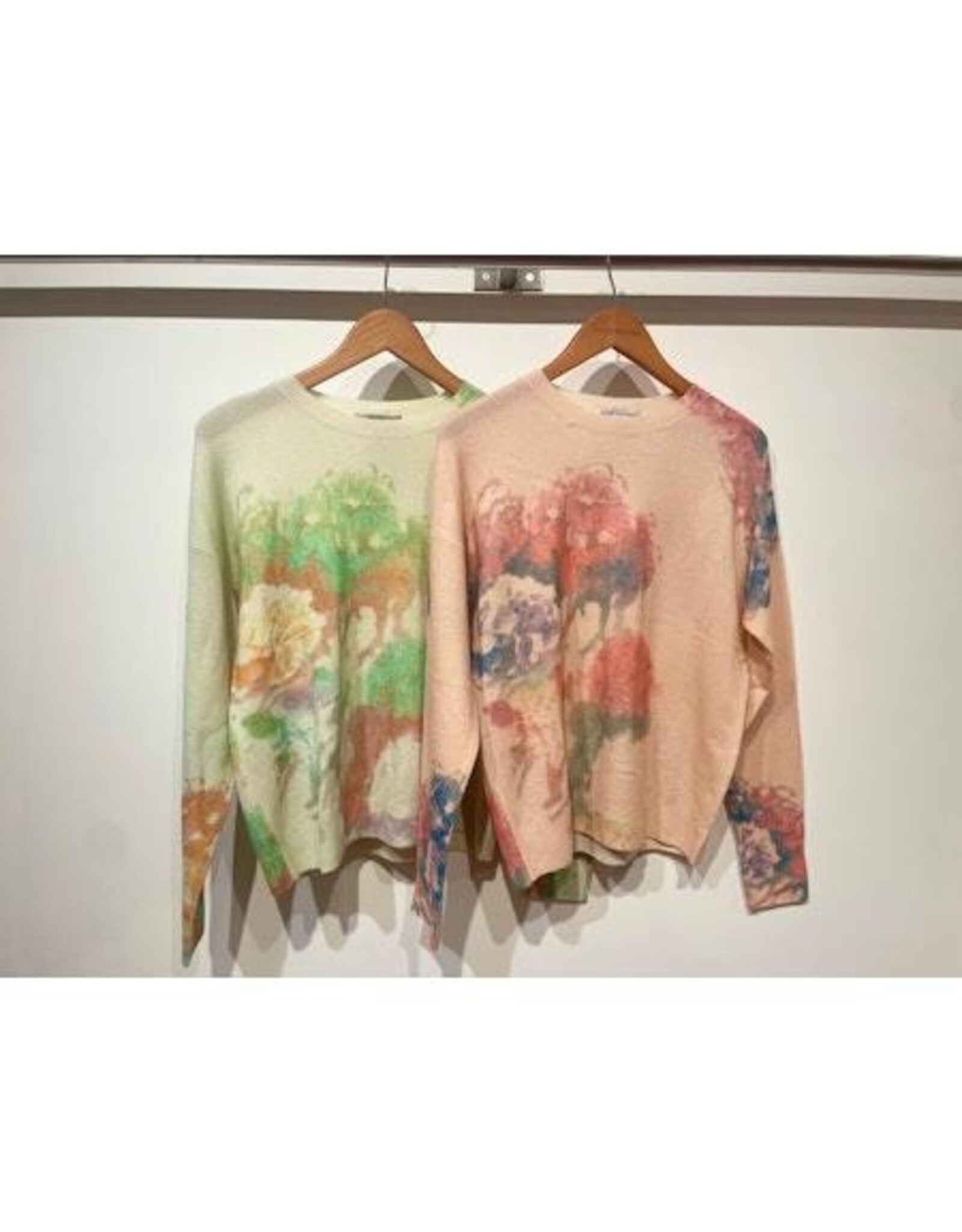 Autumn Cashmere Floral Print Crew