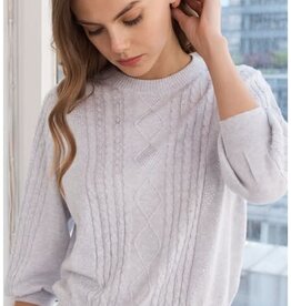 Autumn Cashmere Sparkly Cotton Crew
