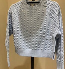 Autumn Cashmere Popcorn Raglan Crew