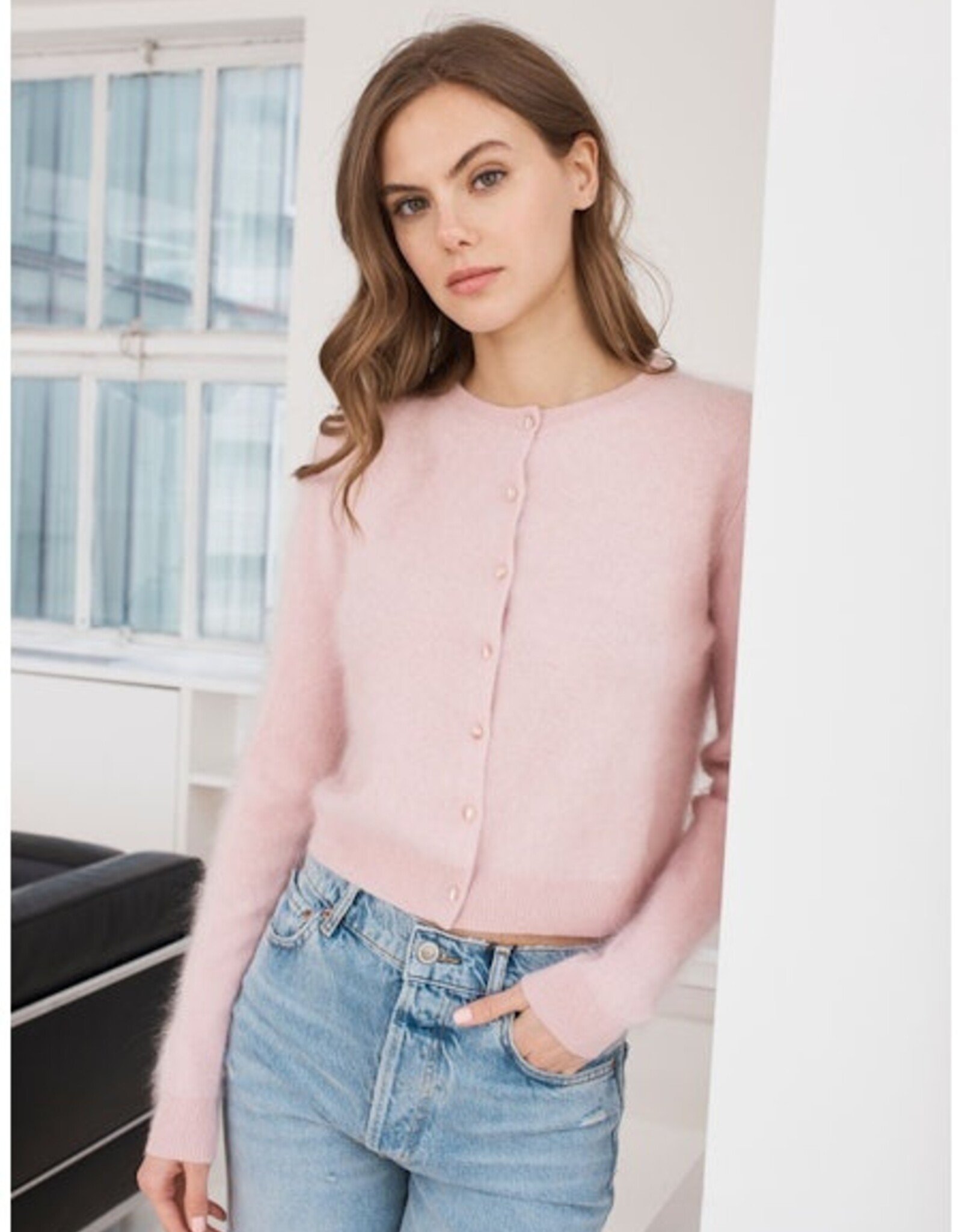 Autumn Cashmere Brushed Baby Cardigan