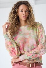Autumn Cashmere Pastel Flower Print Crew RSC14533