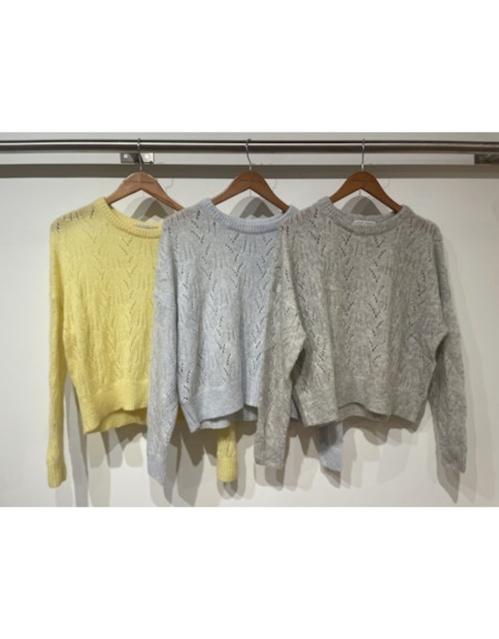 Autumn Cashmere Pointelle Crew RSC14536