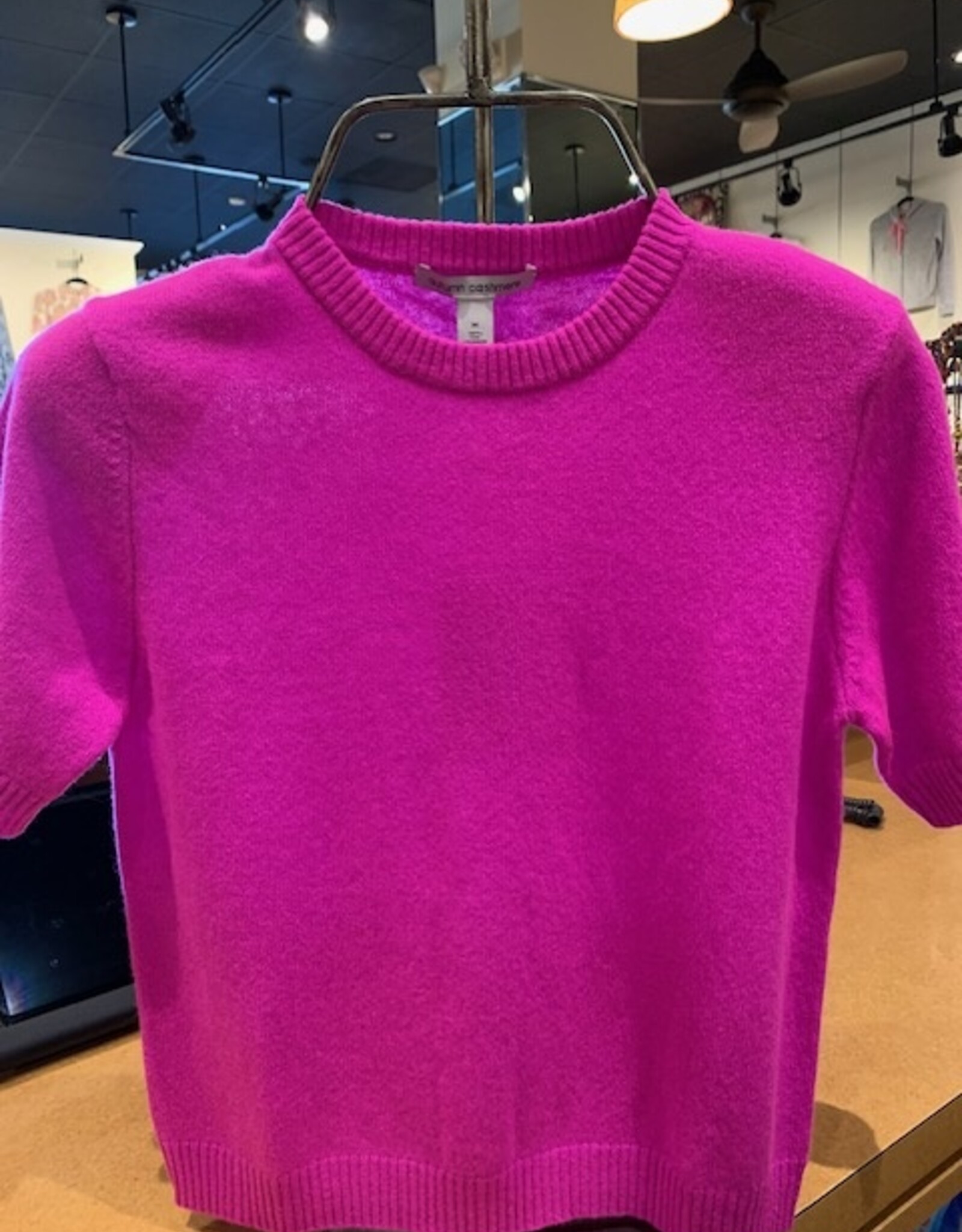 Autumn Cashmere Cropped Short Sleeve Crew