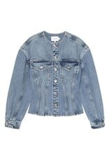 FRAME The Nipped Collarless Jacket