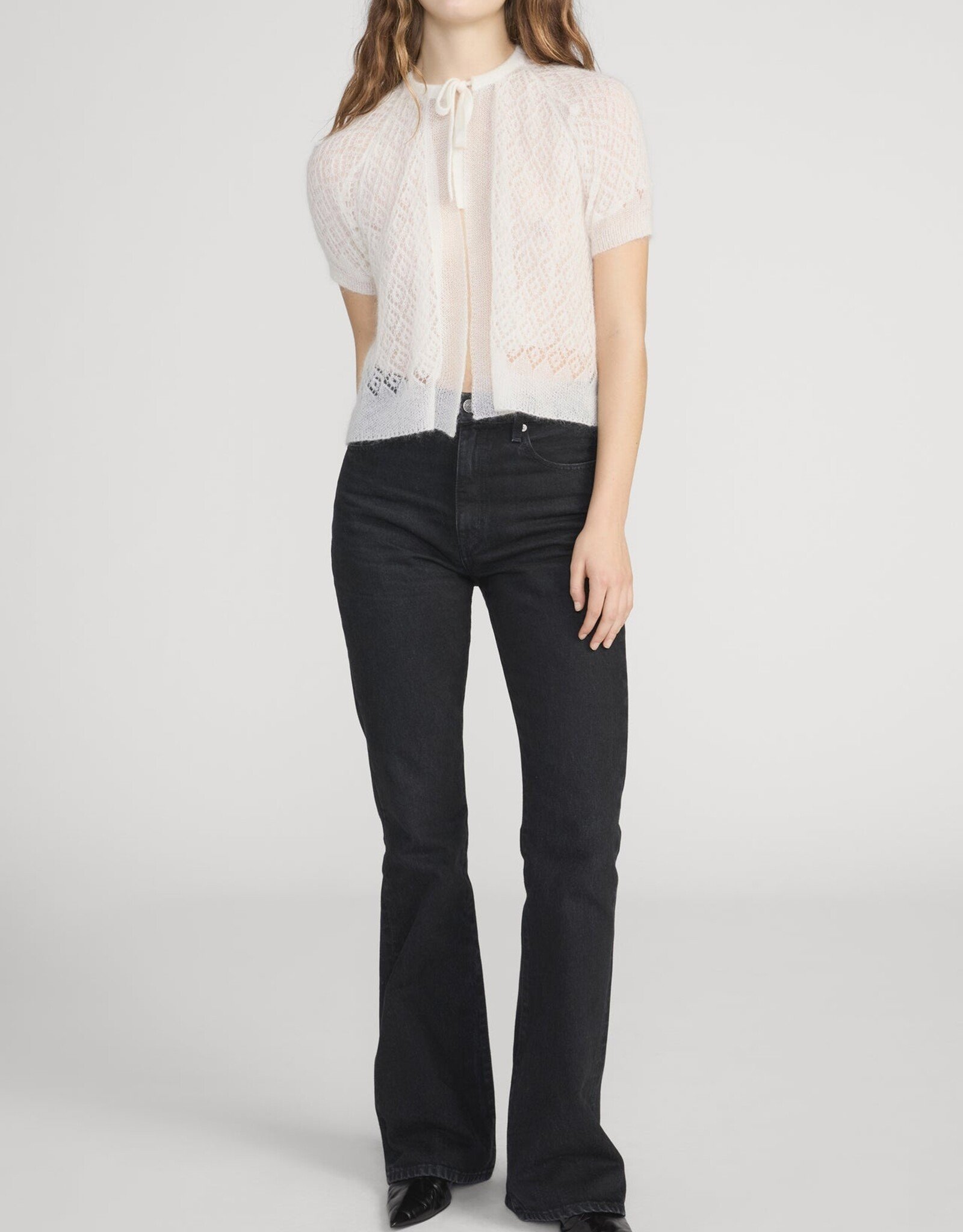 FRAME The Delicate Tie Sweater