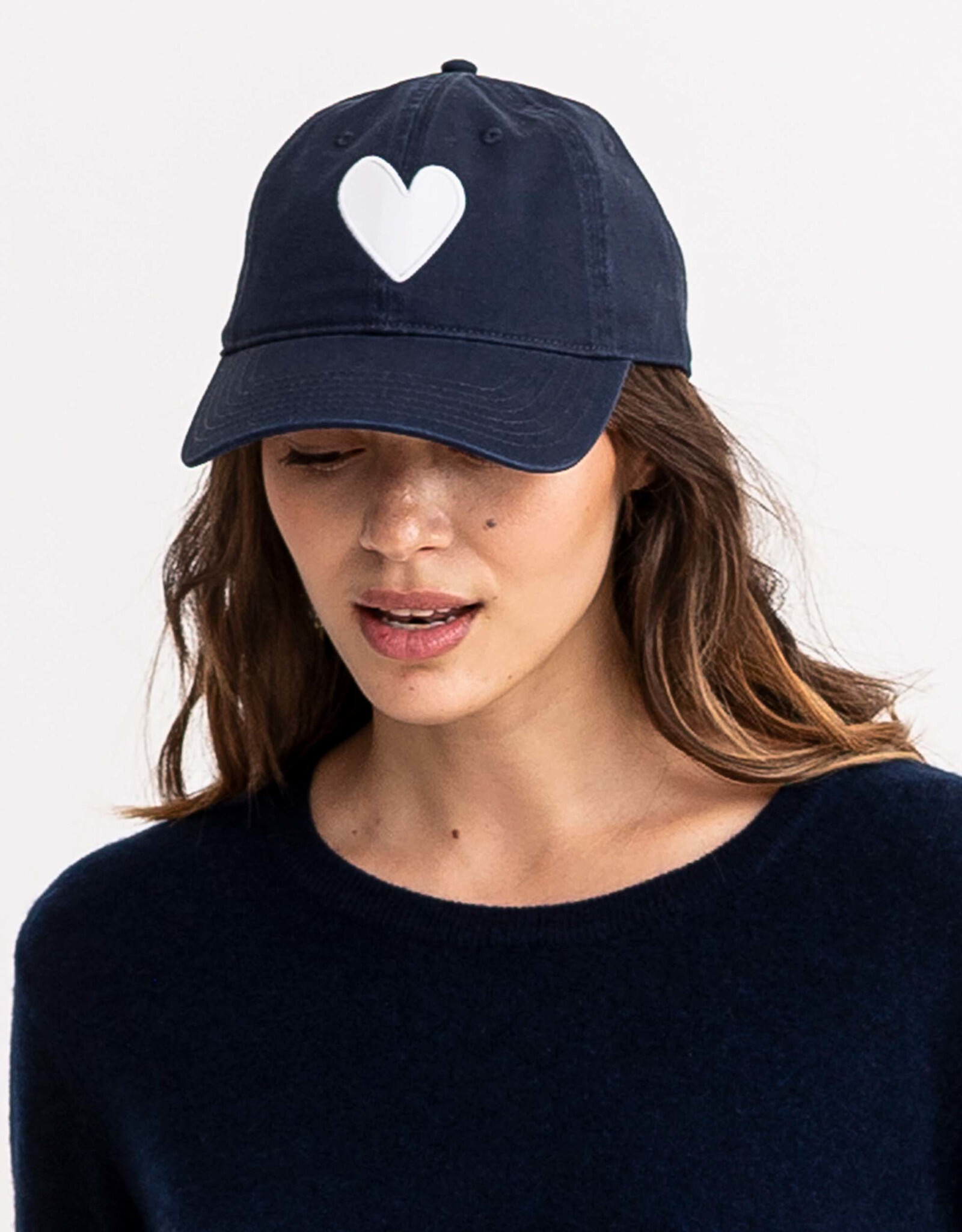 Kerri Rosenthal Baseball Heart Hat