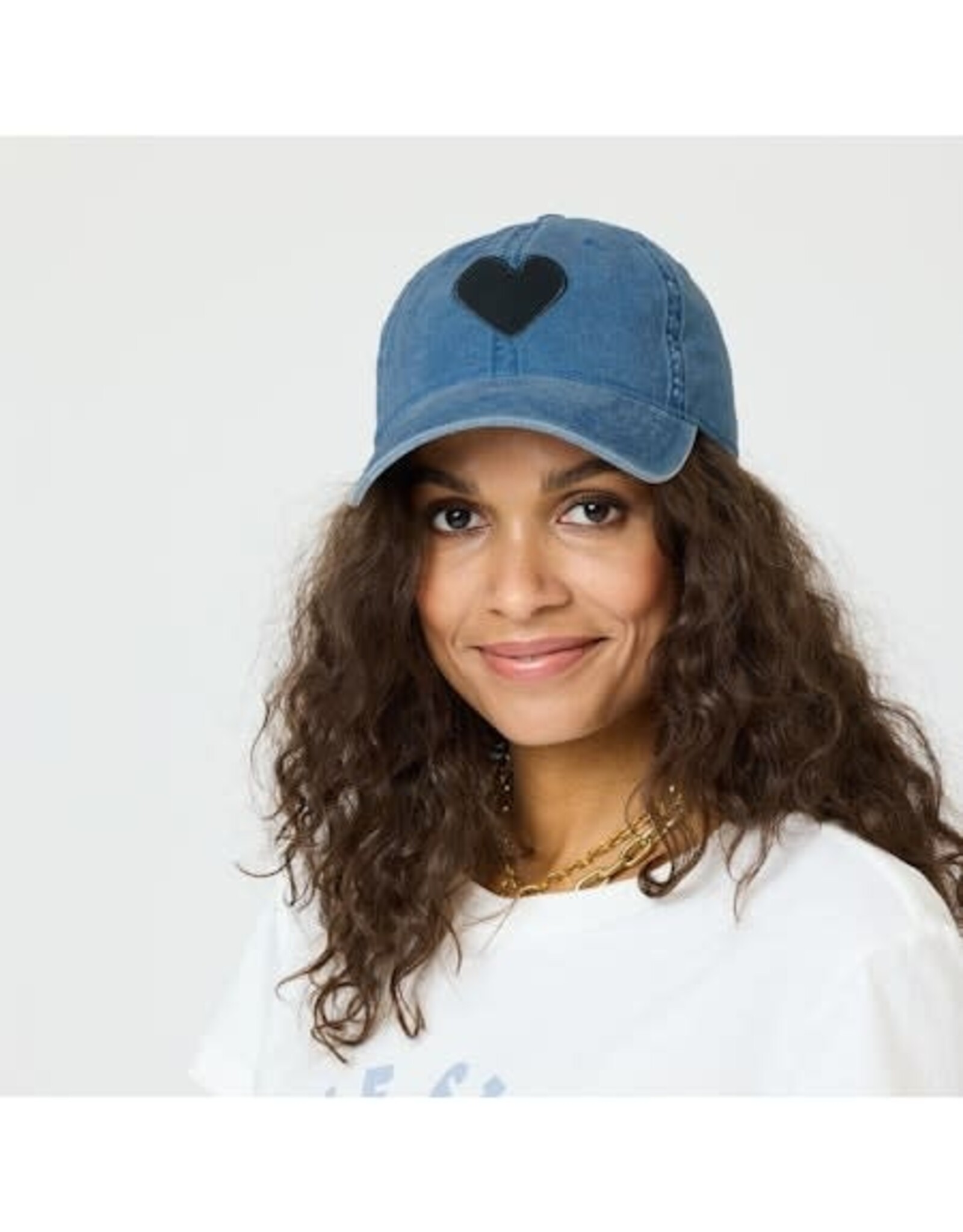Kerri Rosenthal Baseball Heart Hat