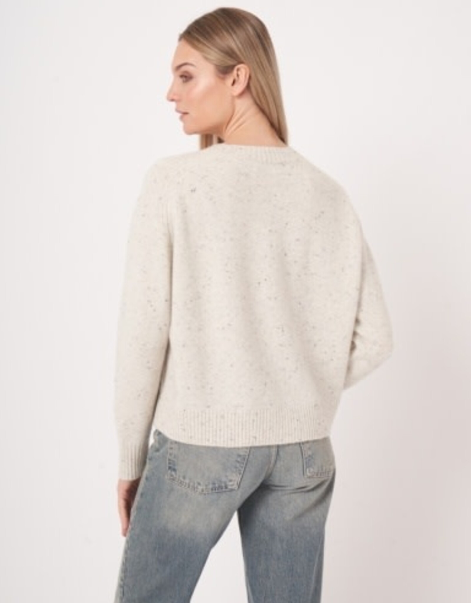 REPEAT CASHMERE SNOW SWEATER