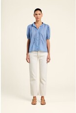 Trovata Birds of Paradis Mira Blouse Brisa Houndstooth