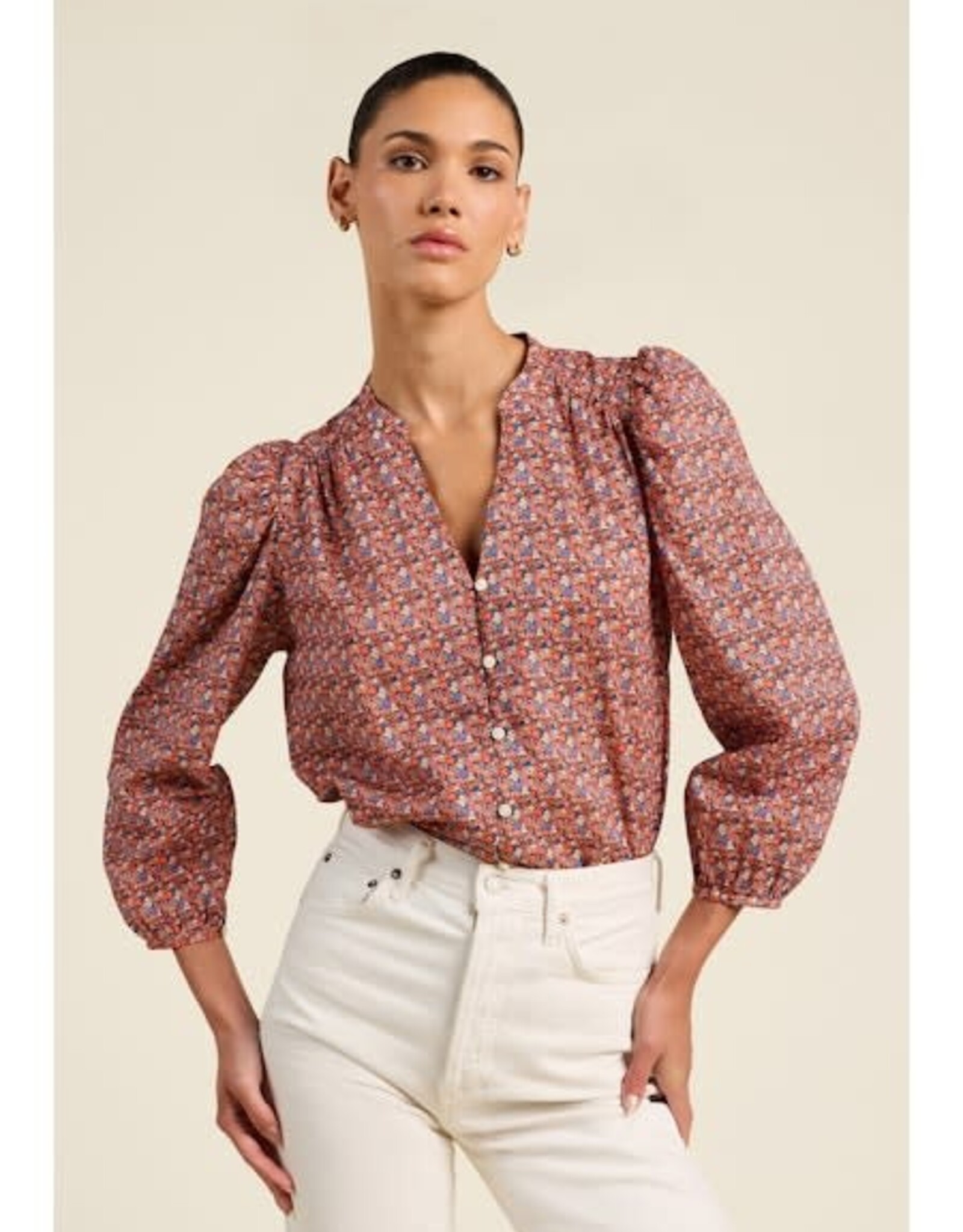 Trovata Birds of Paradis Maisey Blouse Mare Ditsy