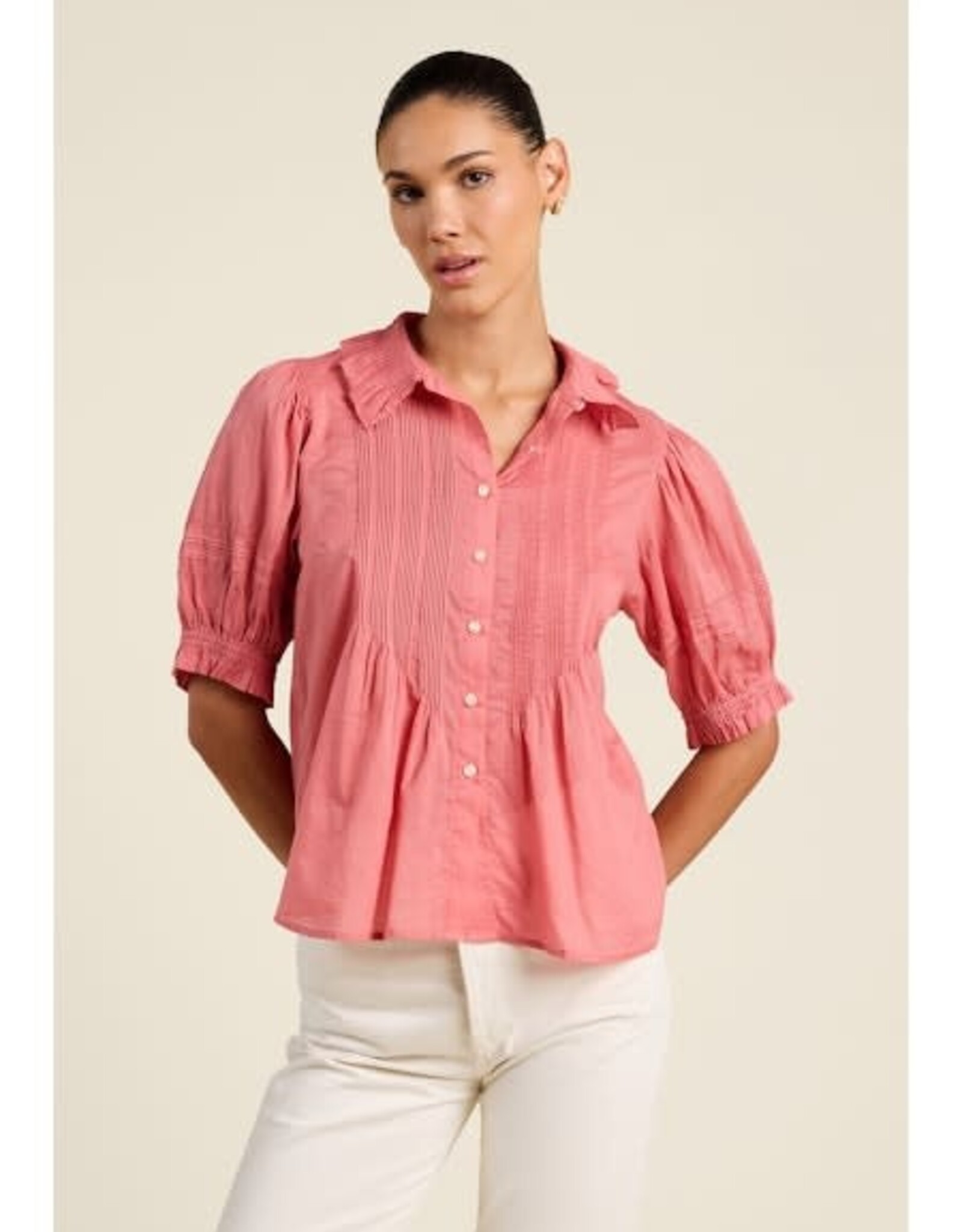 Trovata Birds of Paradis Jess Blouse Rosada