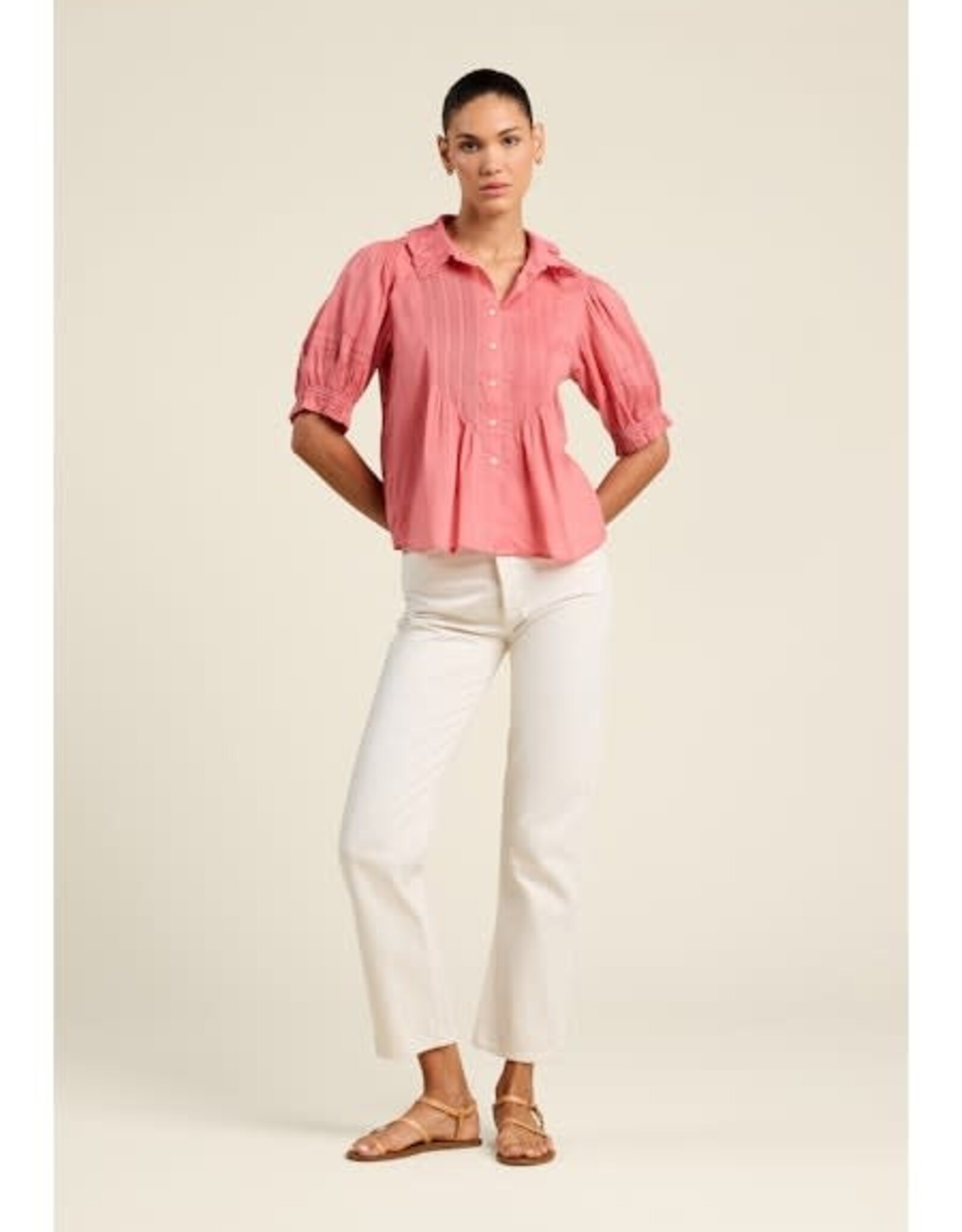 Trovata Birds of Paradis Jess Blouse Rosada