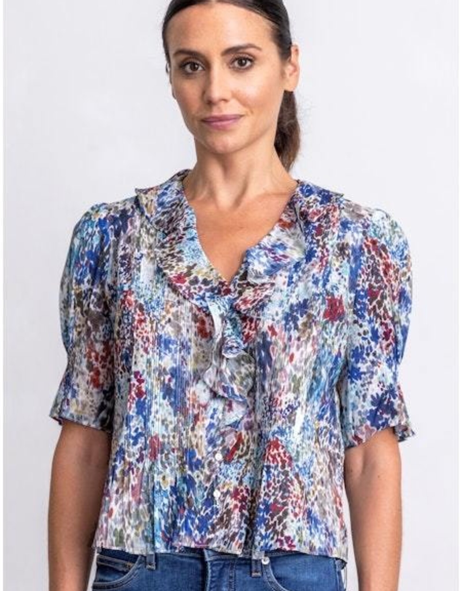 GO by GO SILK Go Oh So Romantic Blouse