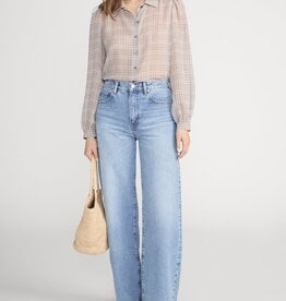 FRAME The Plaid Staple Blouse