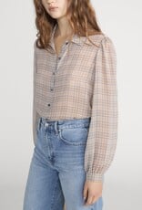 FRAME The Plaid Staple Blouse