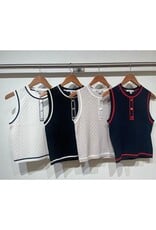 Autumn Cashmere Sleeveless 2-Tone Top