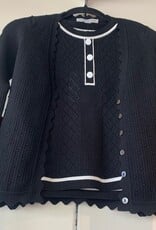 Autumn Cashmere Cardi W/ Scallop Edges