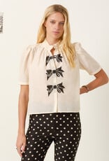 Alix of Bohemia Winn Black Tie Shirt