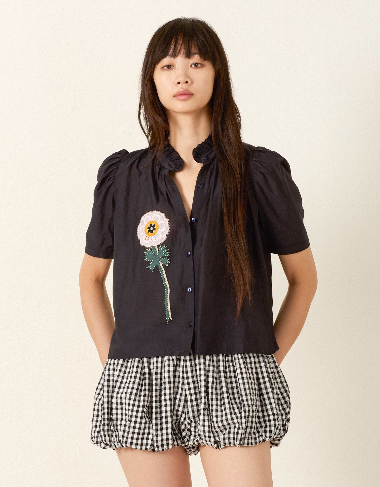 Alix of Bohemia Winn Pressed Daisy Shirt