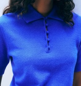 White + Warren Button Polo