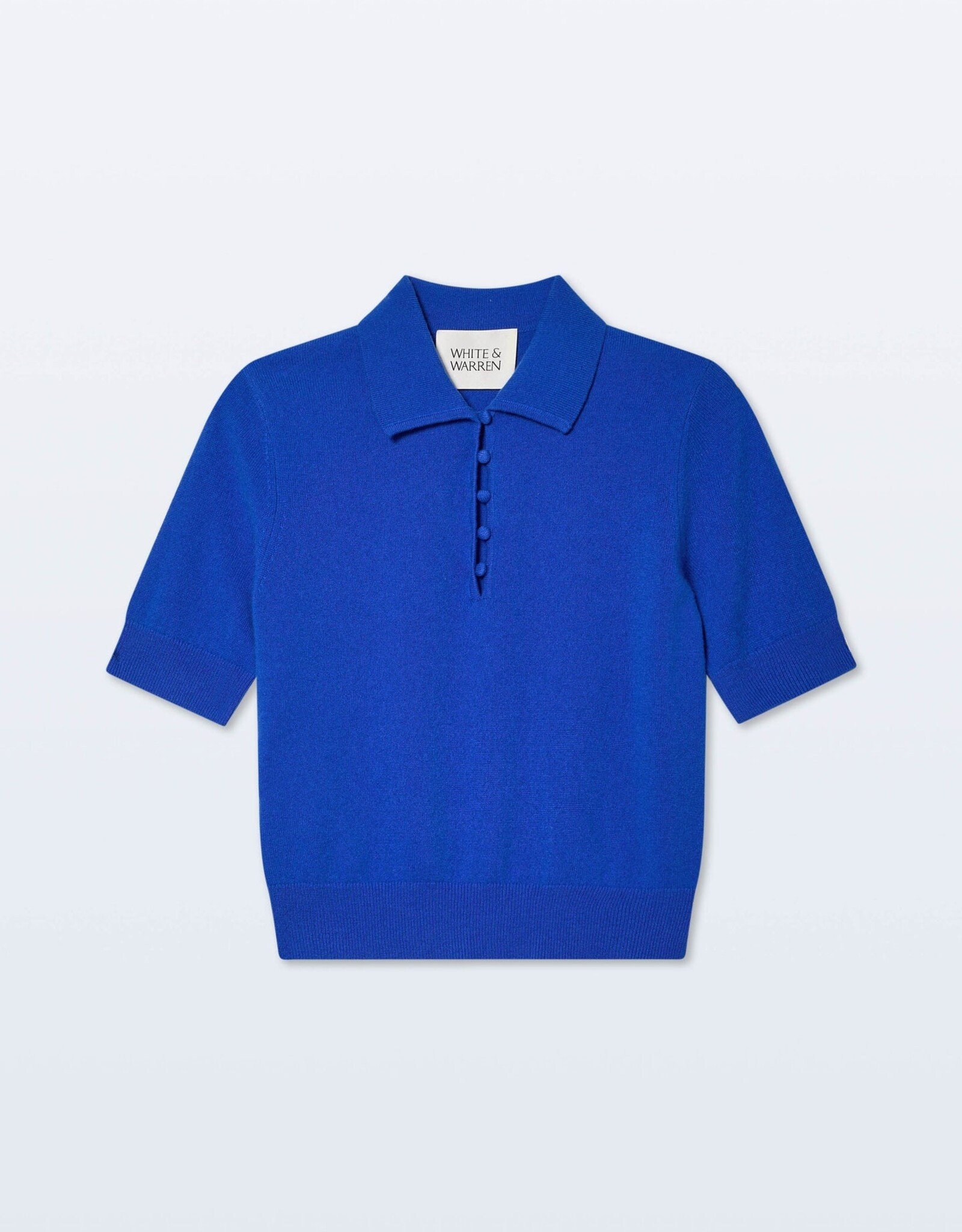 White + Warren Button Polo