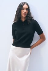 White + Warren Button Polo