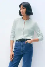 White + Warren Cashmere Crew Cardi