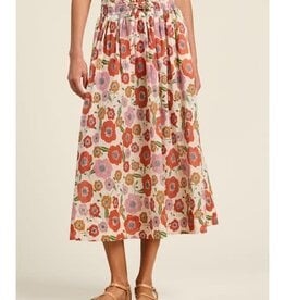 Trovata Birds of Paradis Bianca Skirt Poppy Costa