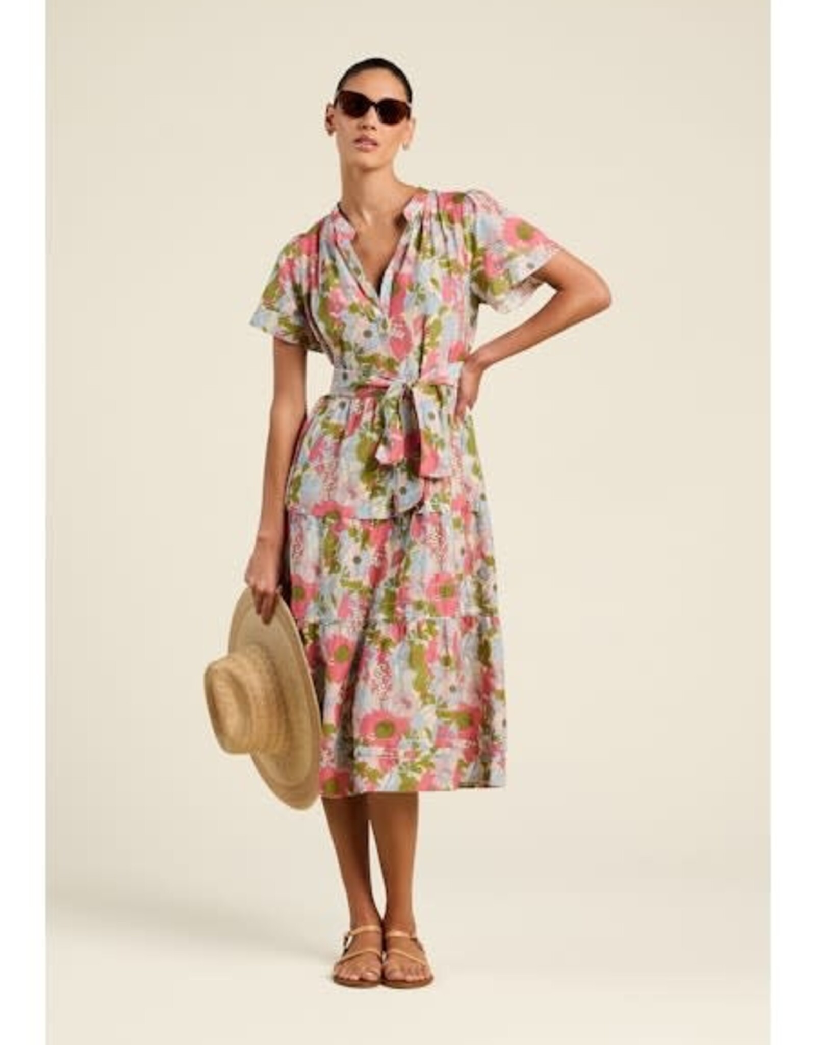 Trovata Birds of Paradis Luana Dress Tarsila Bloom