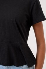 Goldie tees S/S CREW W/PEPLUM