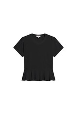 Goldie tees S/S CREW W/PEPLUM