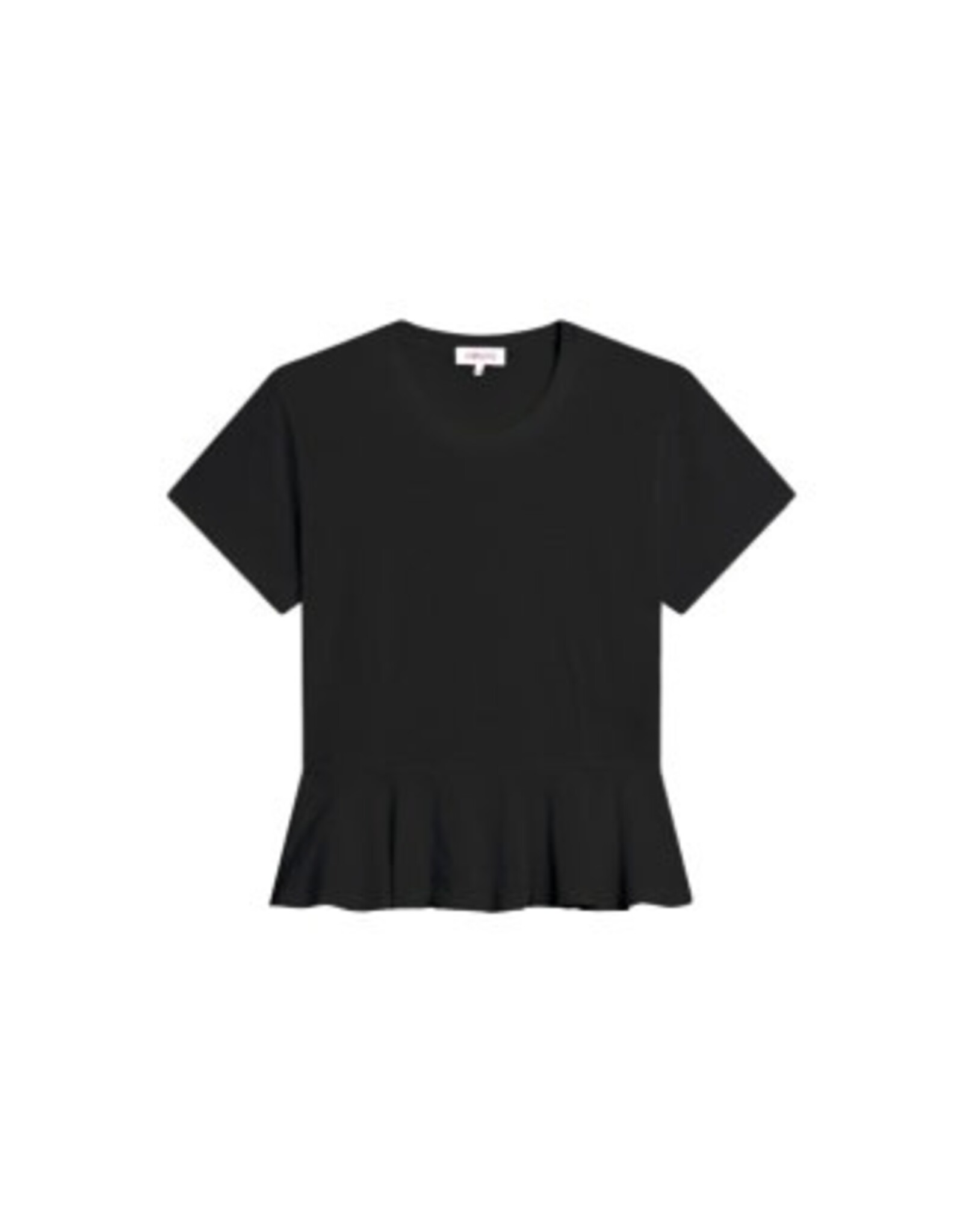 Goldie tees S/S CREW W/PEPLUM