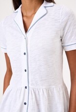 Goldie tees PEPLUM SHIRT W/PIPING