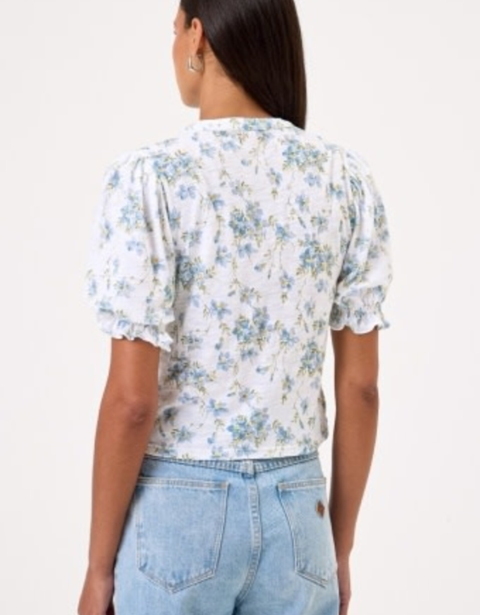 Goldie tees S/S PIN TUCK BLOUSE