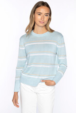 Kinross Textured Stripe Crew