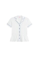 Goldie tees PEPLUM SHIRT W/PIPING