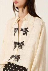Alix of Bohemia Emery Black Tie Silk Shirt
