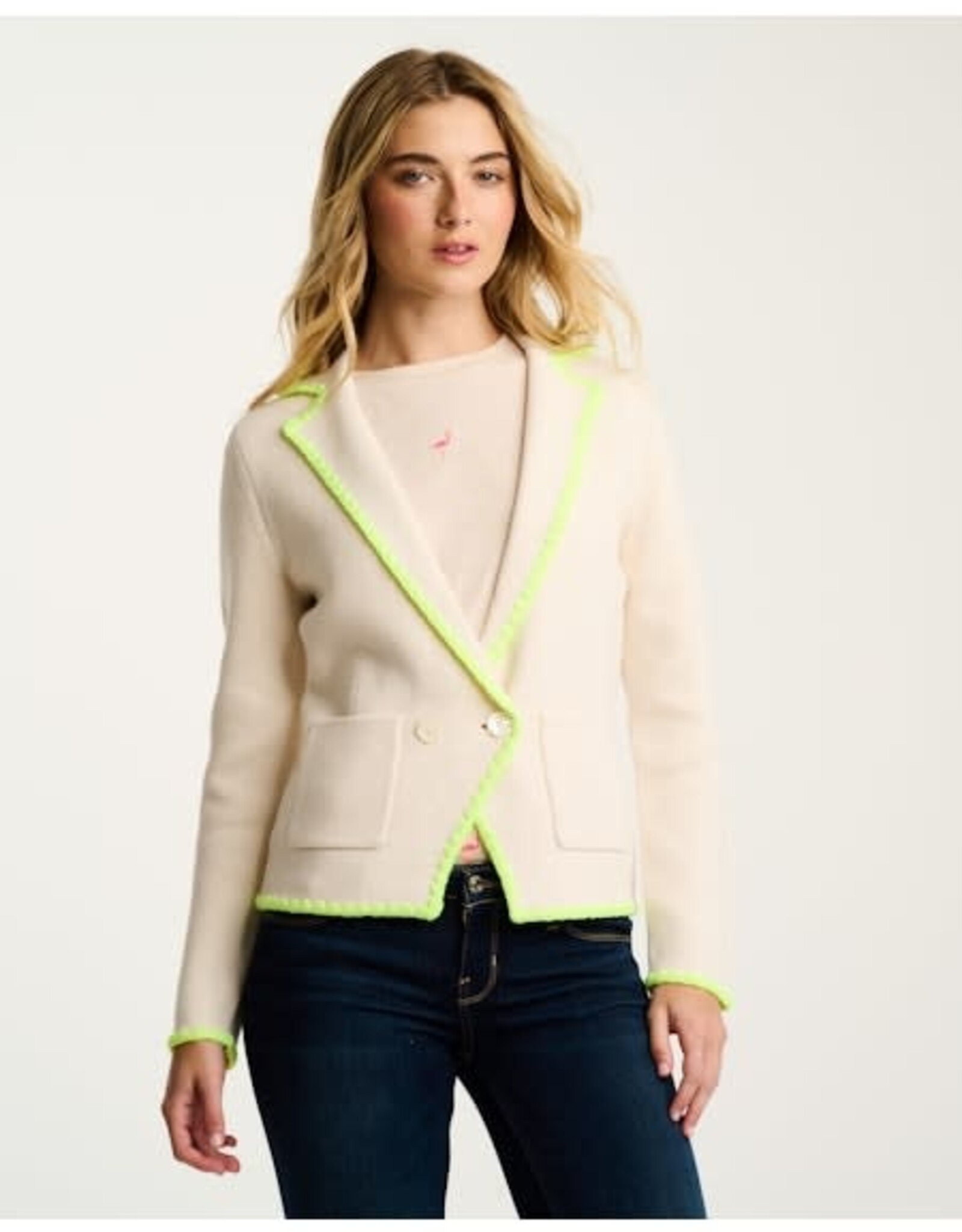 Lisa Todd Stitchy Mix Blazer