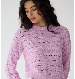 Autumn Cashmere Pointelle Crew