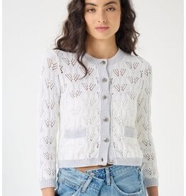 Autumn Cashmere Contrast Banded Cardi/Jacket